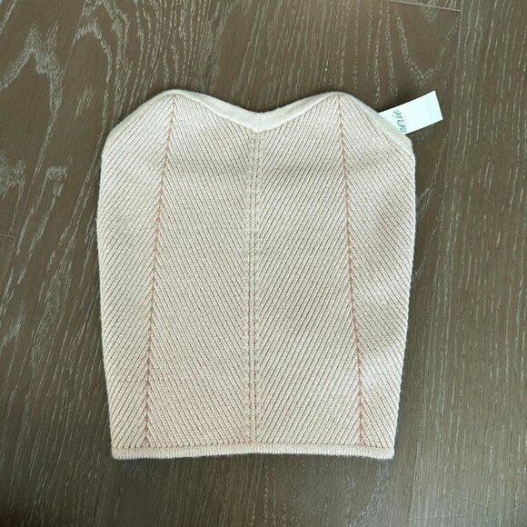 aerie Tops - Aerie Sweater Strapless Knit Corset